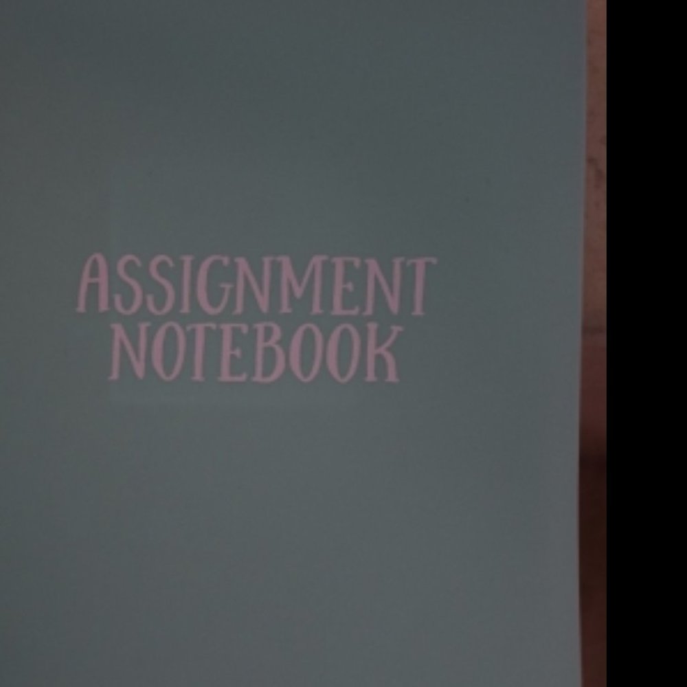 Student Assignment Book